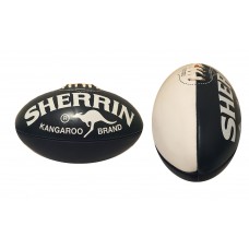 Full Size AFL Sherrin (Black & White)